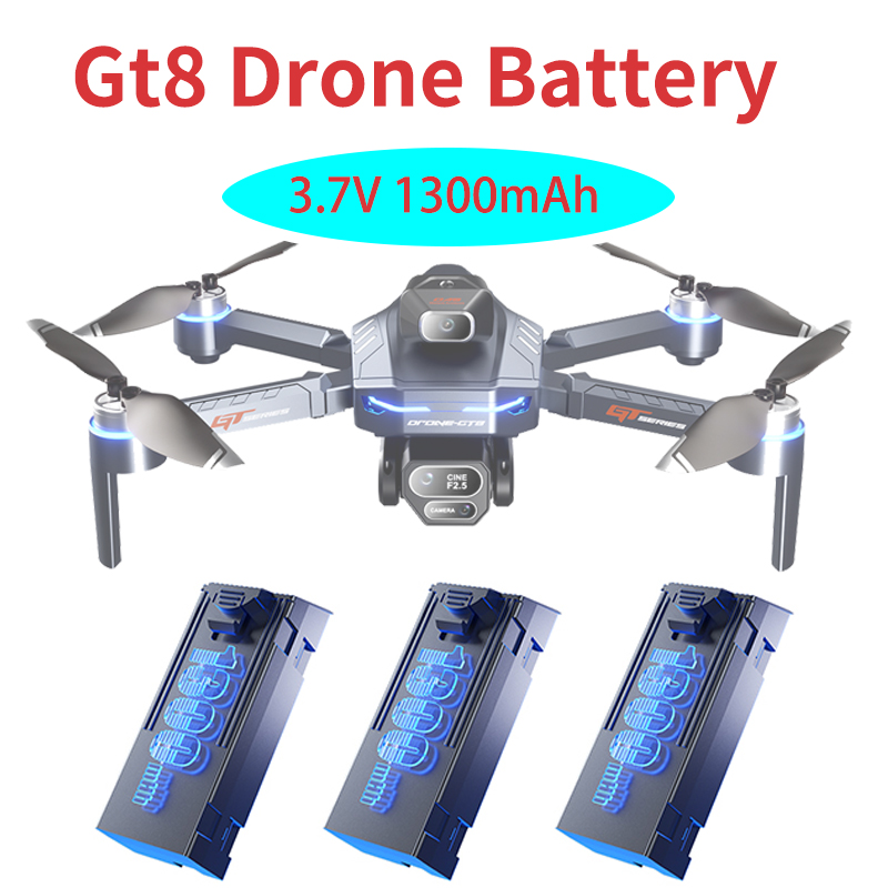 Drone Gt8 Rc - Original 3.7V 1300mAh GT8 Drone Battery