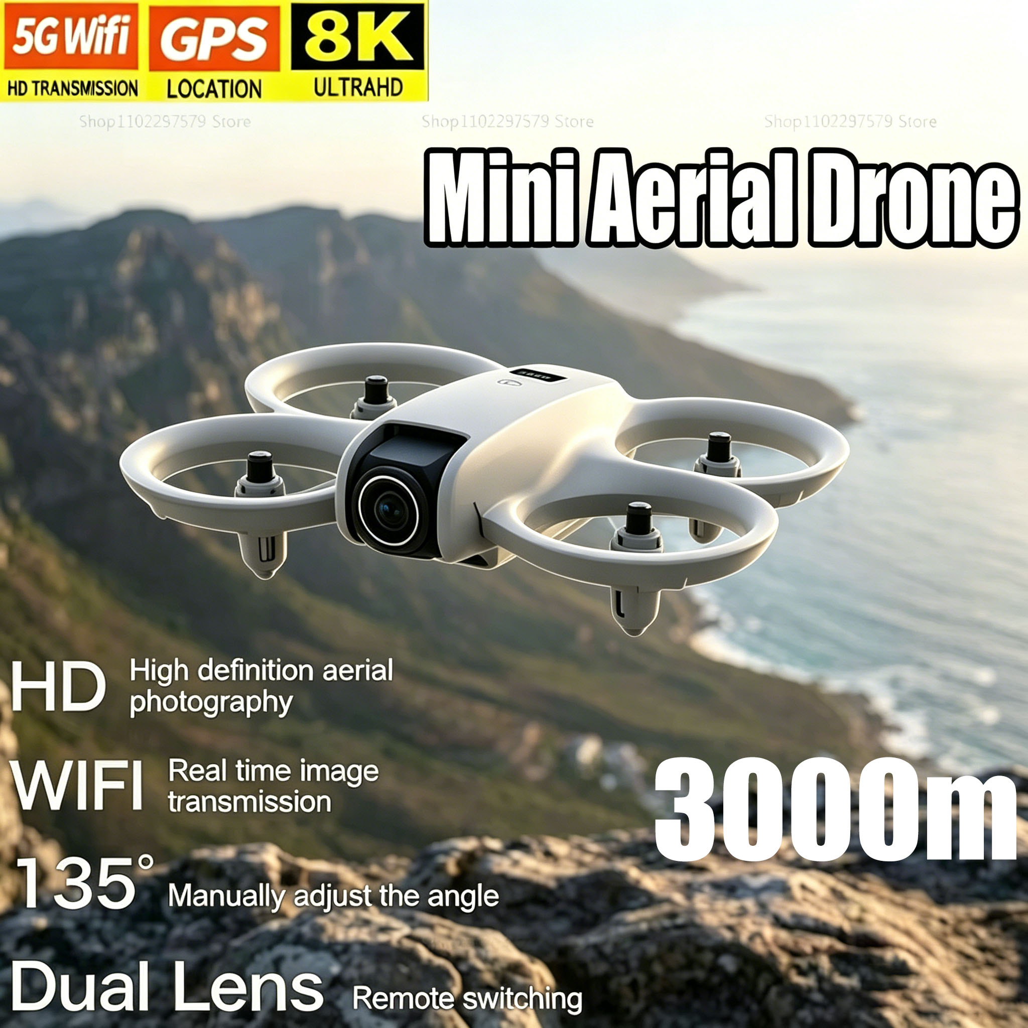 Drone Without Rc - Mini Drone with 8K HD Camera