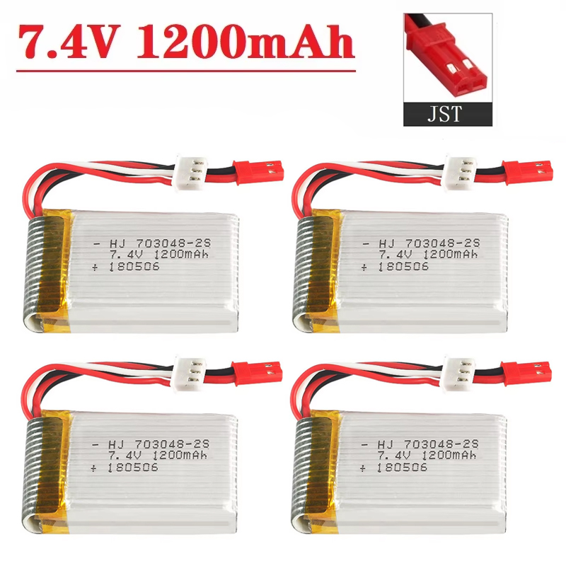 Drone Lipo Battery - Pin Lipo 2S 7.4 V 1200MAh