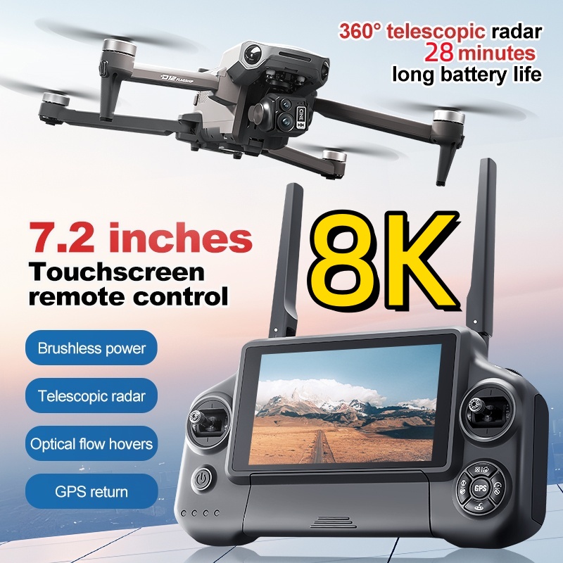 8K 3 Axis Gimbal Brushless 7.2 - đánh giá và giá Drone Rc App