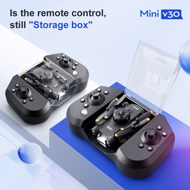 Mini V30 WiFi FPV Drone With 4 - đánh giá và giá Drone Without Rc