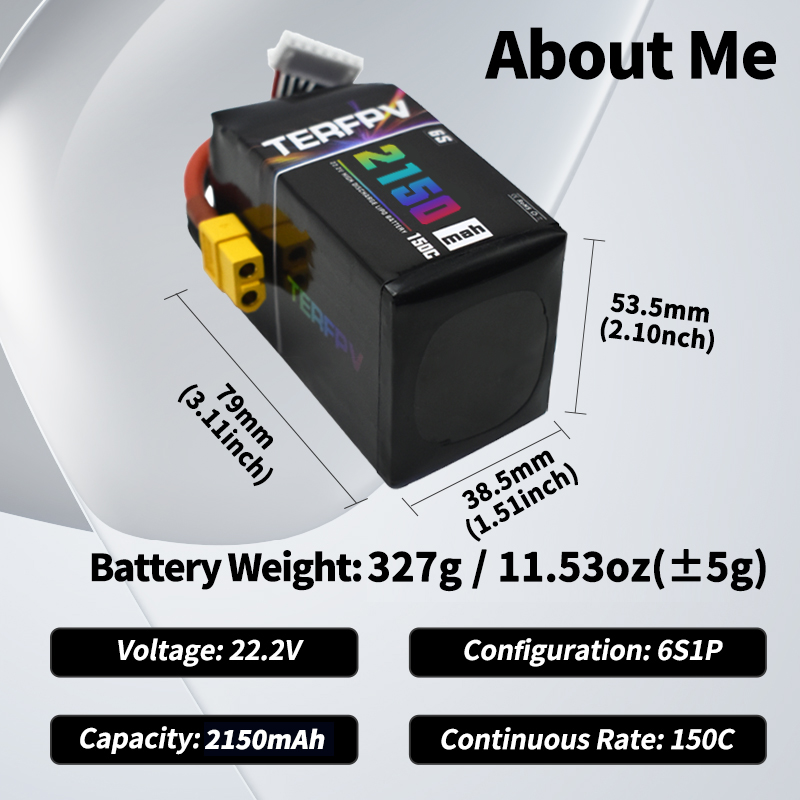 TERFPV Lipo Battery 6S 22.2V 1 - đánh giá và giá Drone Lipo Battery
