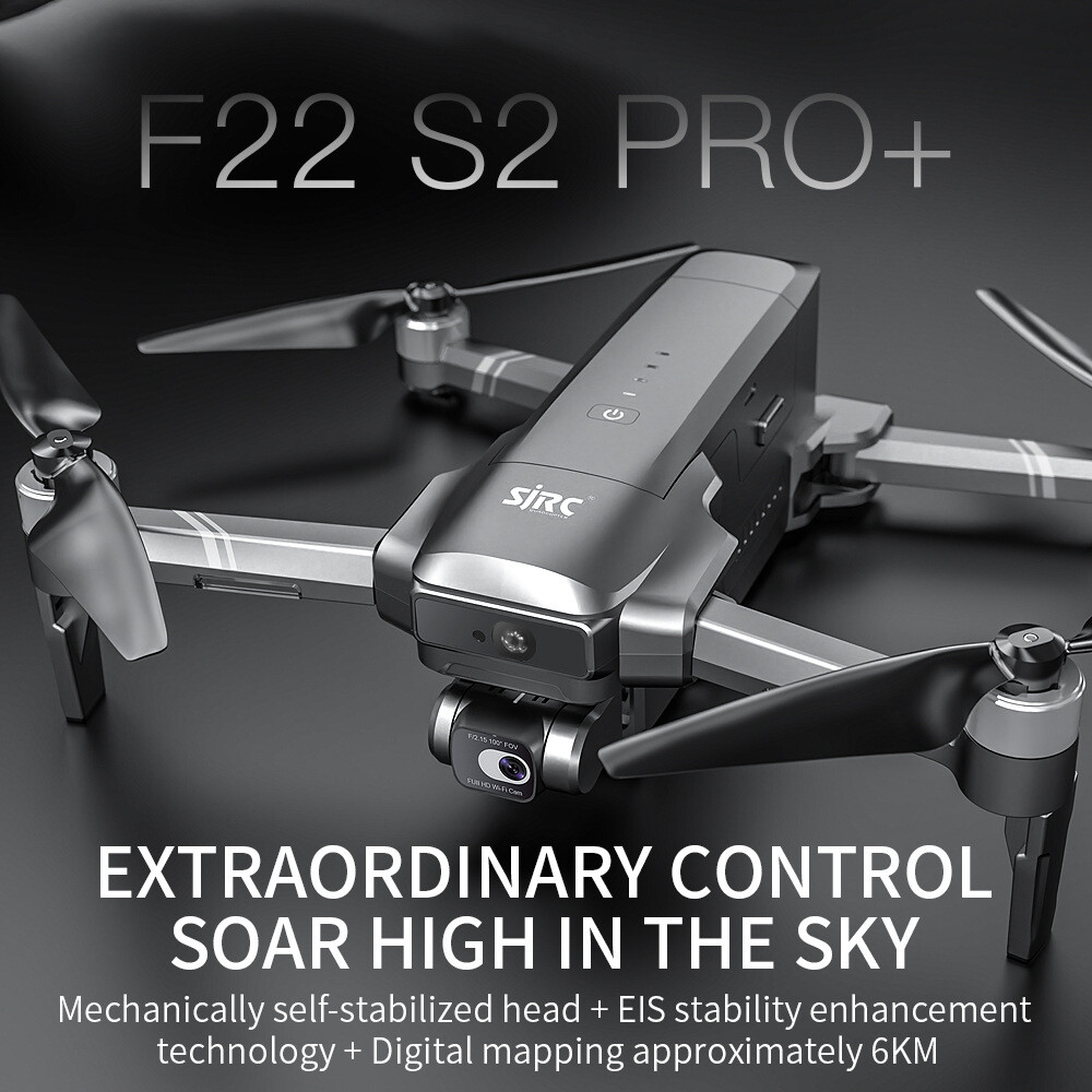 SJRC F22 S2 PRO+ Drone GPS 6KM - đánh giá và giá Drone Sjrc
