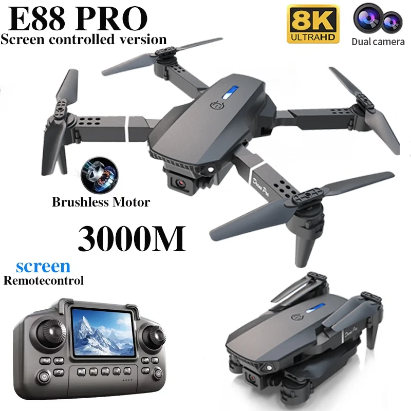 Professional E88 PRO Drone wit - đánh giá và giá Drone Without Rc