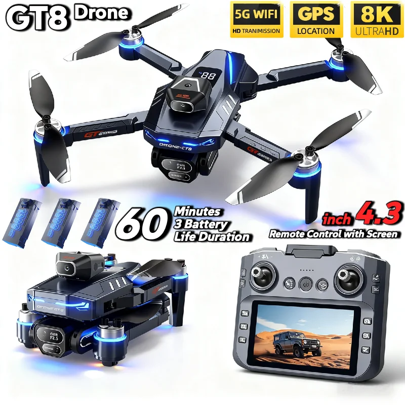 HOT For LSRC GT8 Drone 4K Prof - đánh giá và giá Drone Gt8 Rc