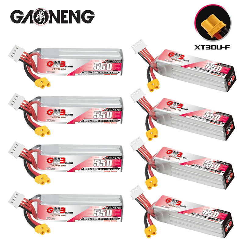 GNB HV 11.4V 550mAh 100C/200C  - đánh giá và giá Drone Lipo Battery