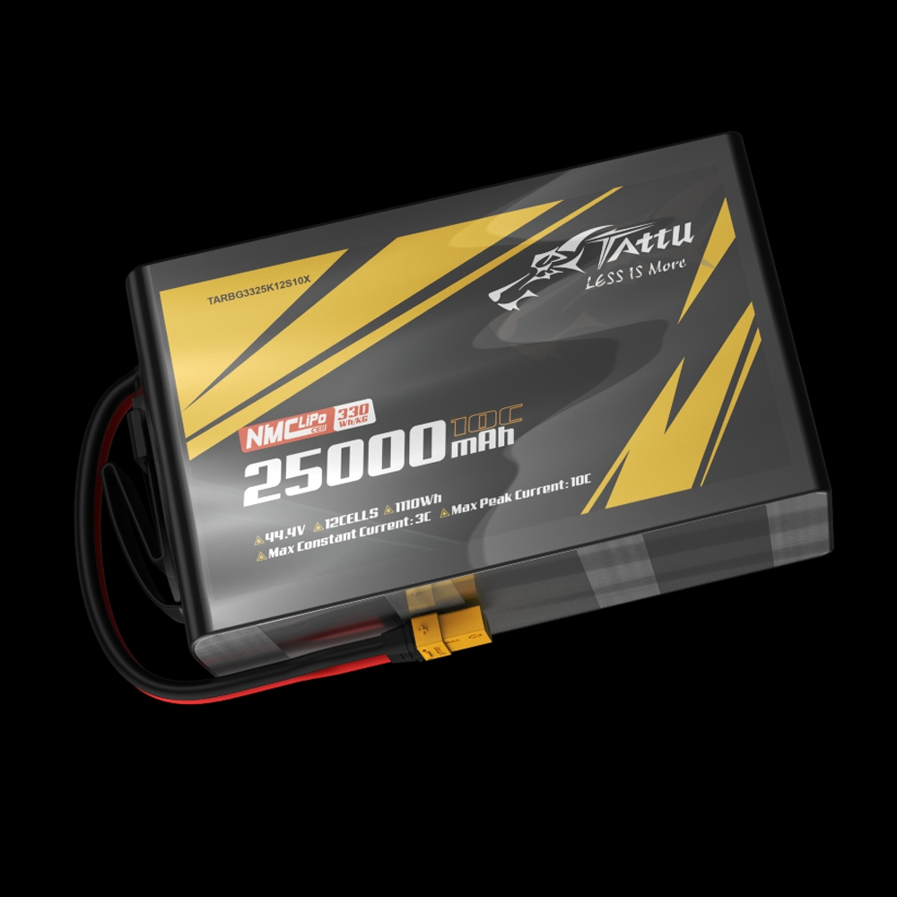TATTU 25000mah 10C 44.4V 12S 3 - đánh giá và giá Heavy Lift Drone Frame