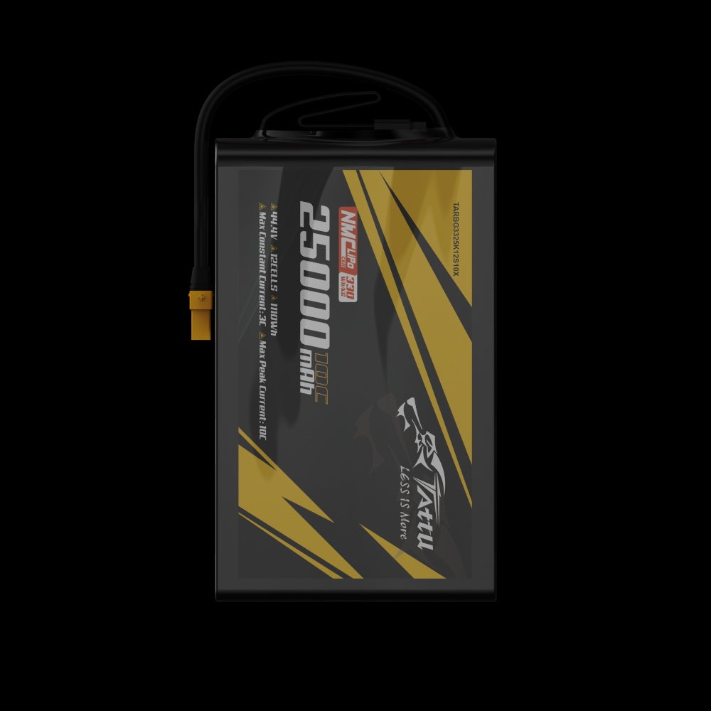TATTU 25000mah 10C 44.4V 12S 3 - đánh giá và giá Heavy Lift Drone Frame