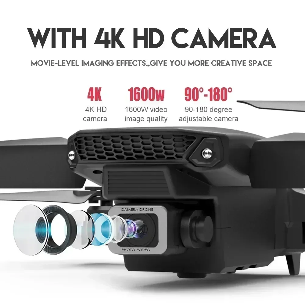 E88 Pro WIFI FPV Drone Wide An - đánh giá và giá Drone Rc App