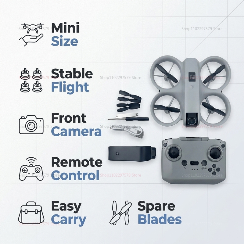 Mini Drone with 8K HD Camera F - đánh giá và giá Drone Without Rc