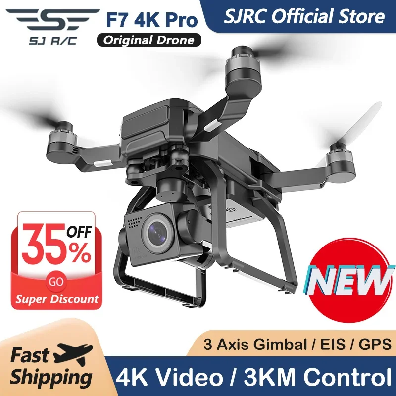 SJRC F7 4K PRO Camera Drone GP - đánh giá và giá Drone Sjrc