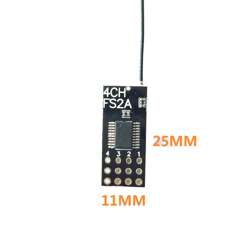 Flysky FS2A Mini Receiver 4CH  - đánh giá và giá Drone Helicopter Rc