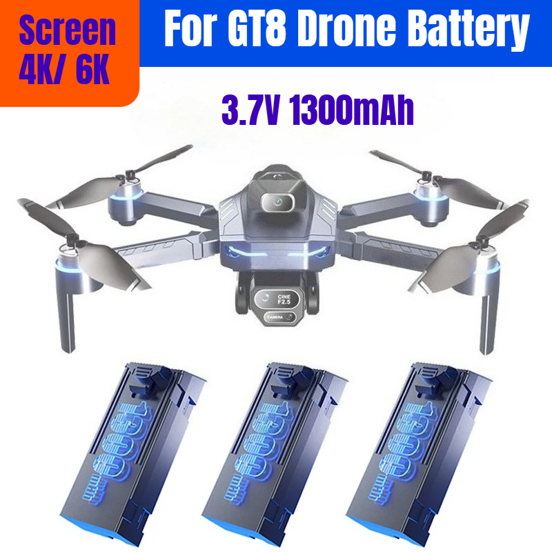 3.7V 1300mAh For GT8 Drone Bat - đánh giá và giá Drone Gt8 Rc