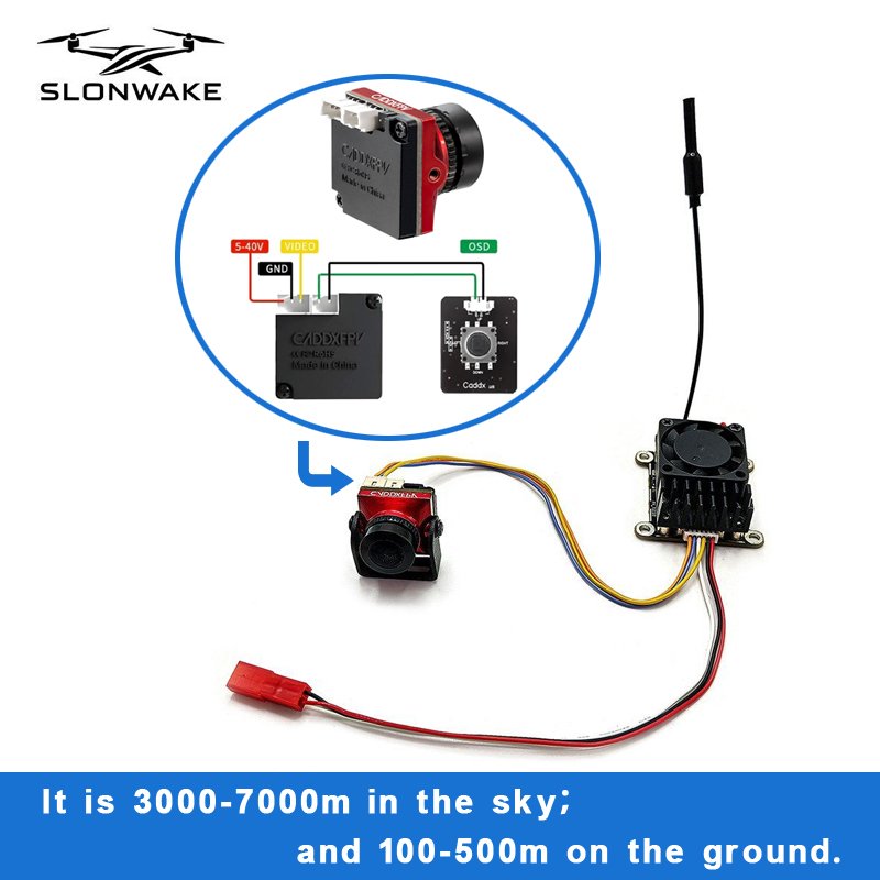 Long Range 5.8Ghz 2W FPV Wirel - đánh giá và giá Caddx Fpv Camera
