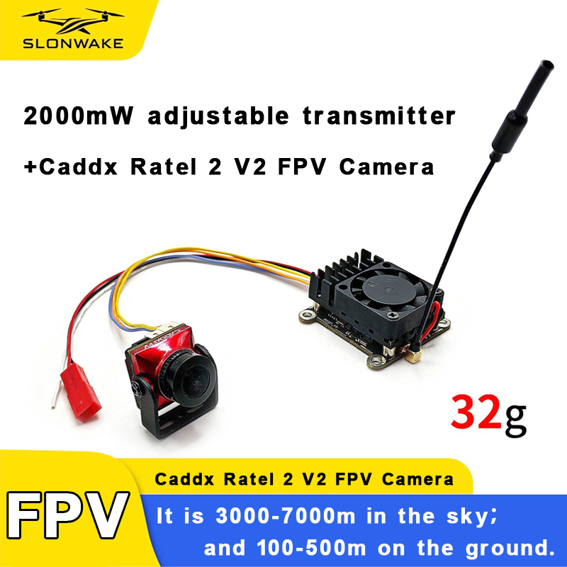 Long Range 5.8Ghz 2W FPV Wirel - đánh giá và giá Caddx Fpv Camera