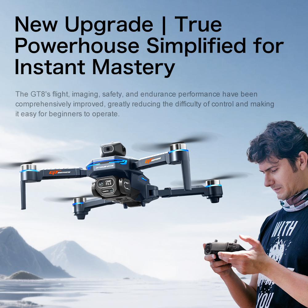 Lenovo GT8 drone 8K HD dual ca - đánh giá và giá Drone Gt8 Rc