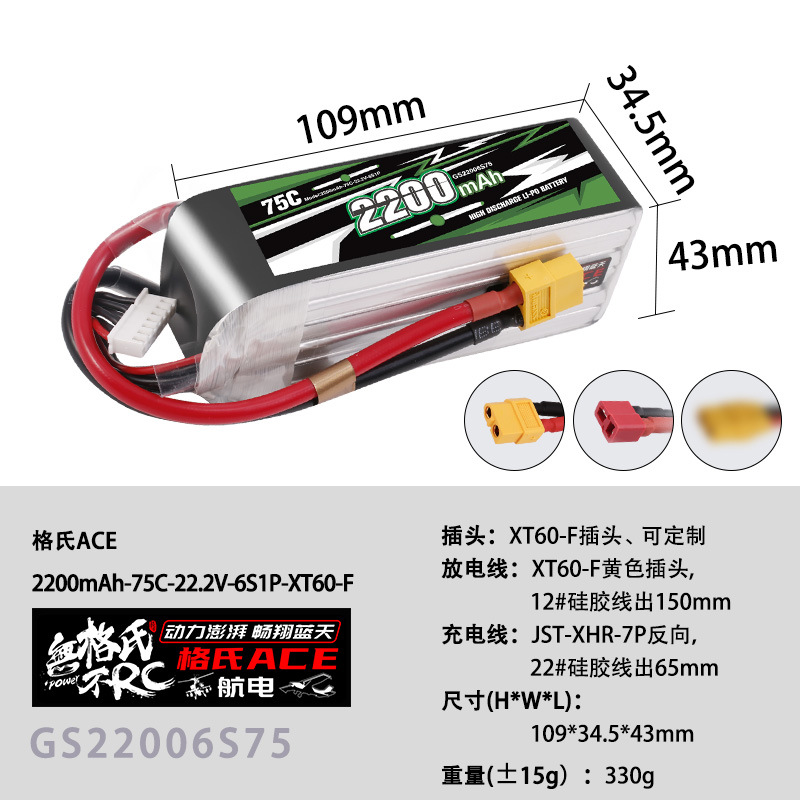 NEW Gens ACE 22.2V Lipo Batter - đánh giá và giá Drone Helicopter Rc