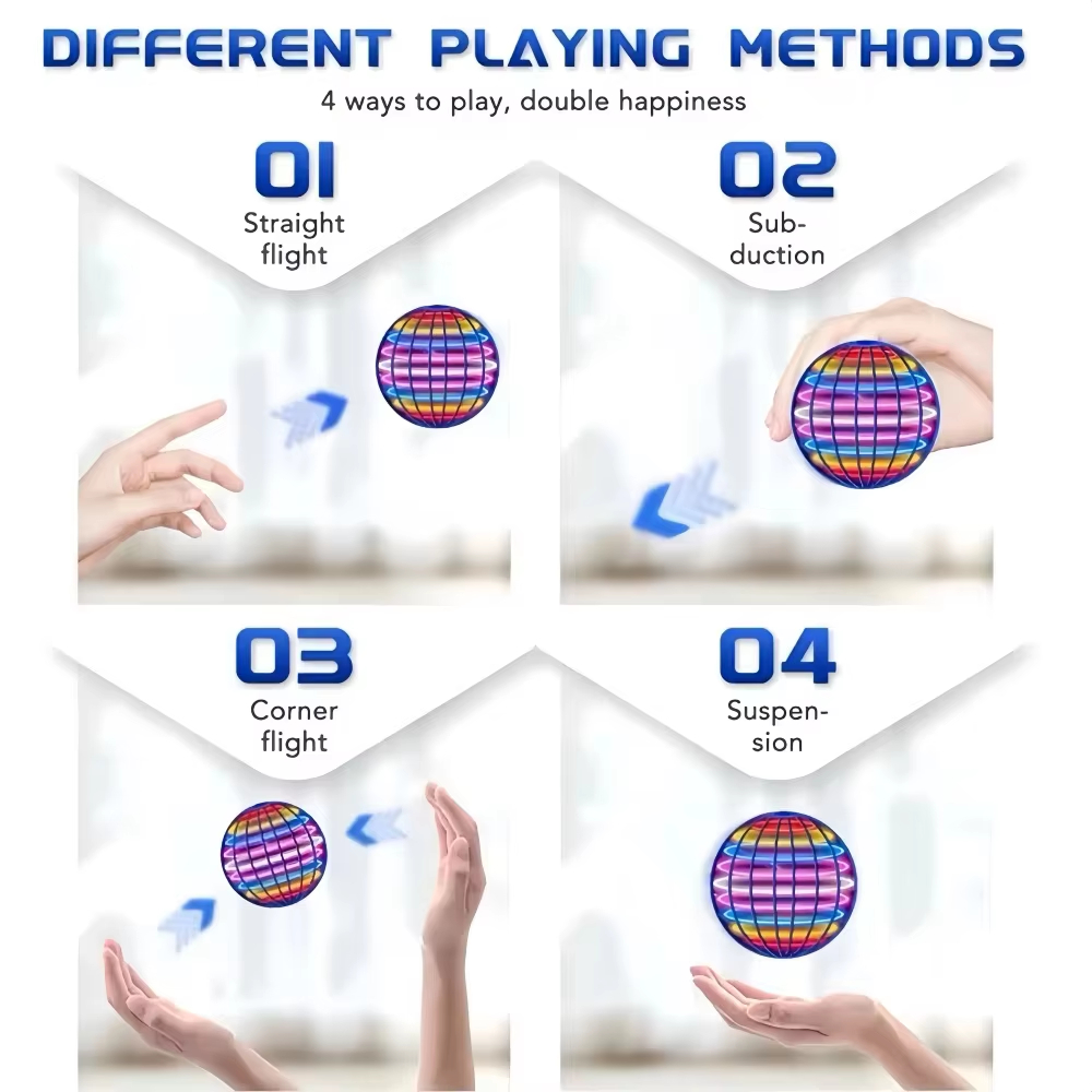 1PCS Flying Ball Toy Hand Cont - đánh giá và giá Drone Ball Rc