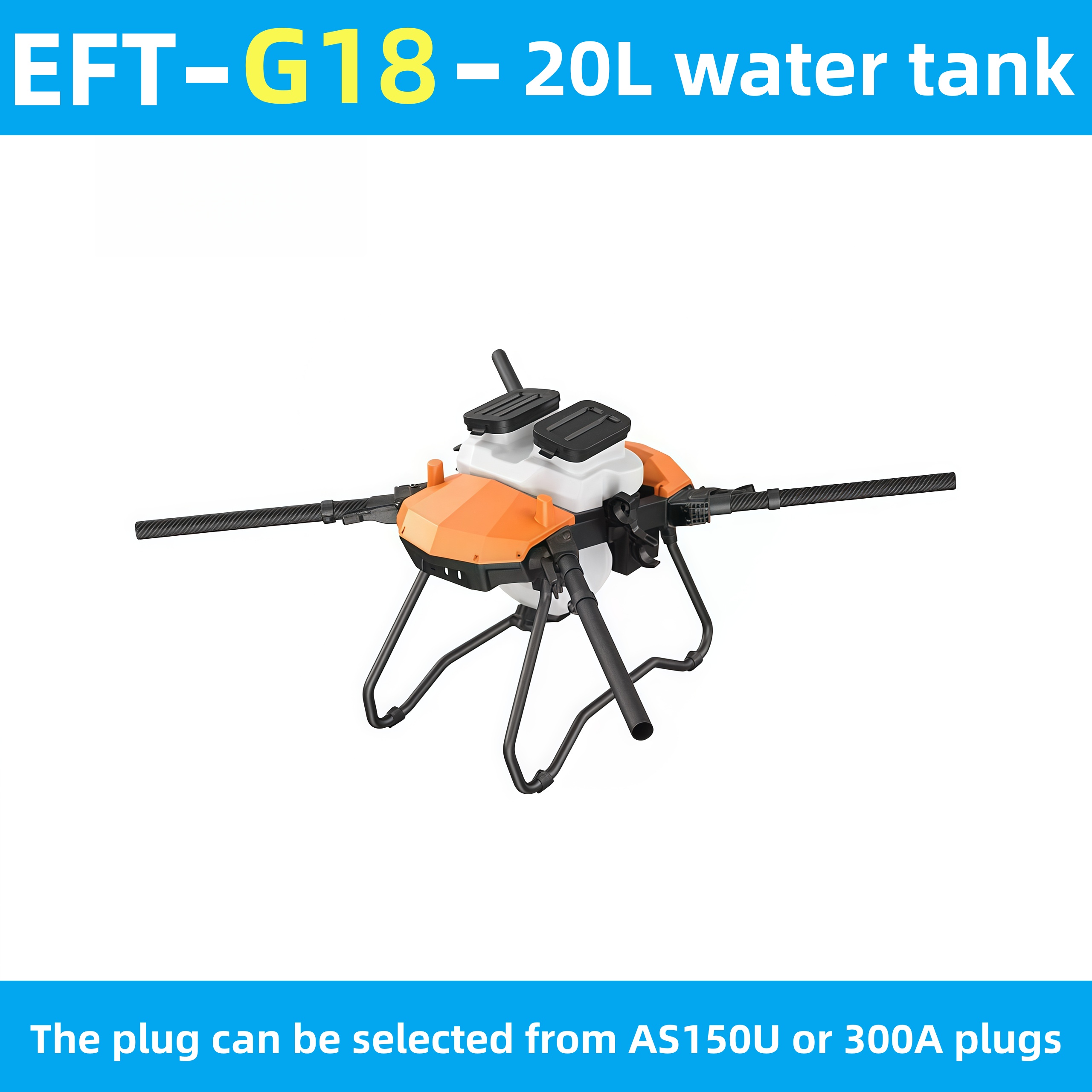 EFT Winged G18 Agricultural Pe - đánh giá và giá Heavy Lift Drone Frame