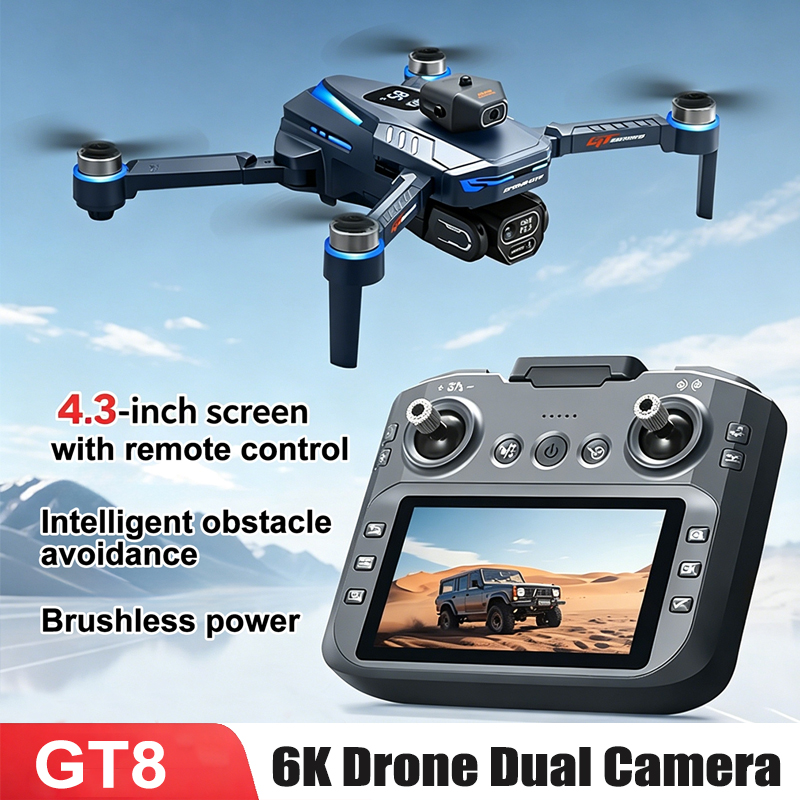 3.7V 1300mAh GT8 Drone 4.3inch - đánh giá và giá Drone Gt8 Rc