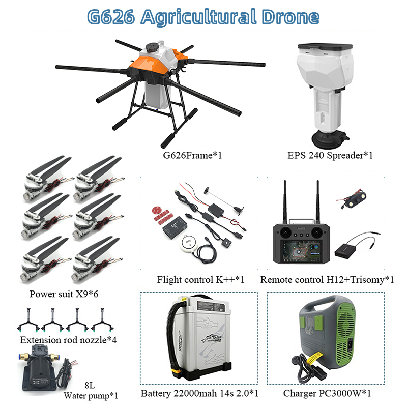 EFT G610 G616 G620 G626 G630 3 - đánh giá và giá Heavy Lift Drone Frame