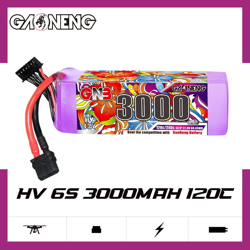 GNB Lipo Battery 6S 22.8V 3000 - đánh giá và giá Drone Lipo Battery