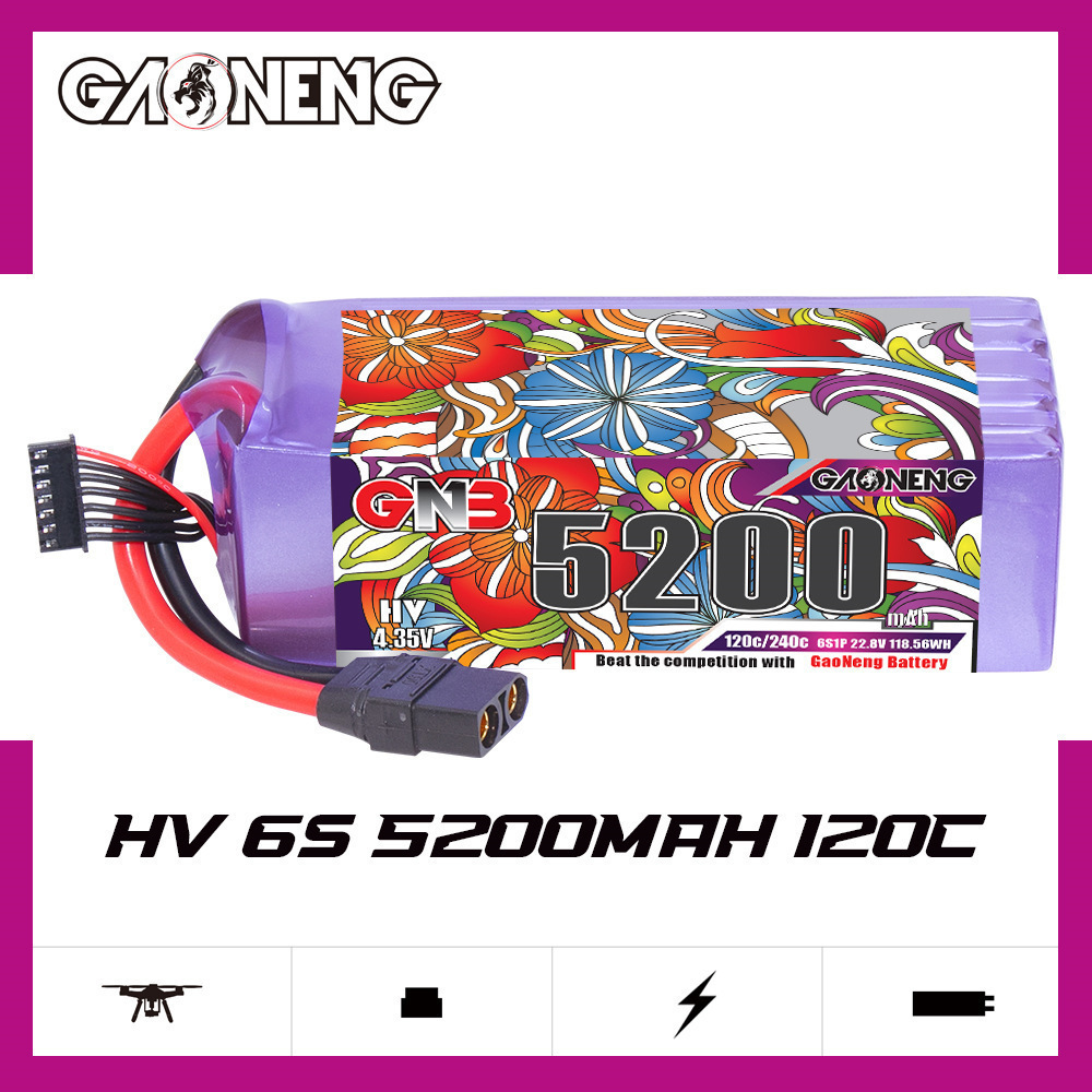 GNB Lipo Battery 6S 22.8V 3000 - đánh giá và giá Drone Lipo Battery