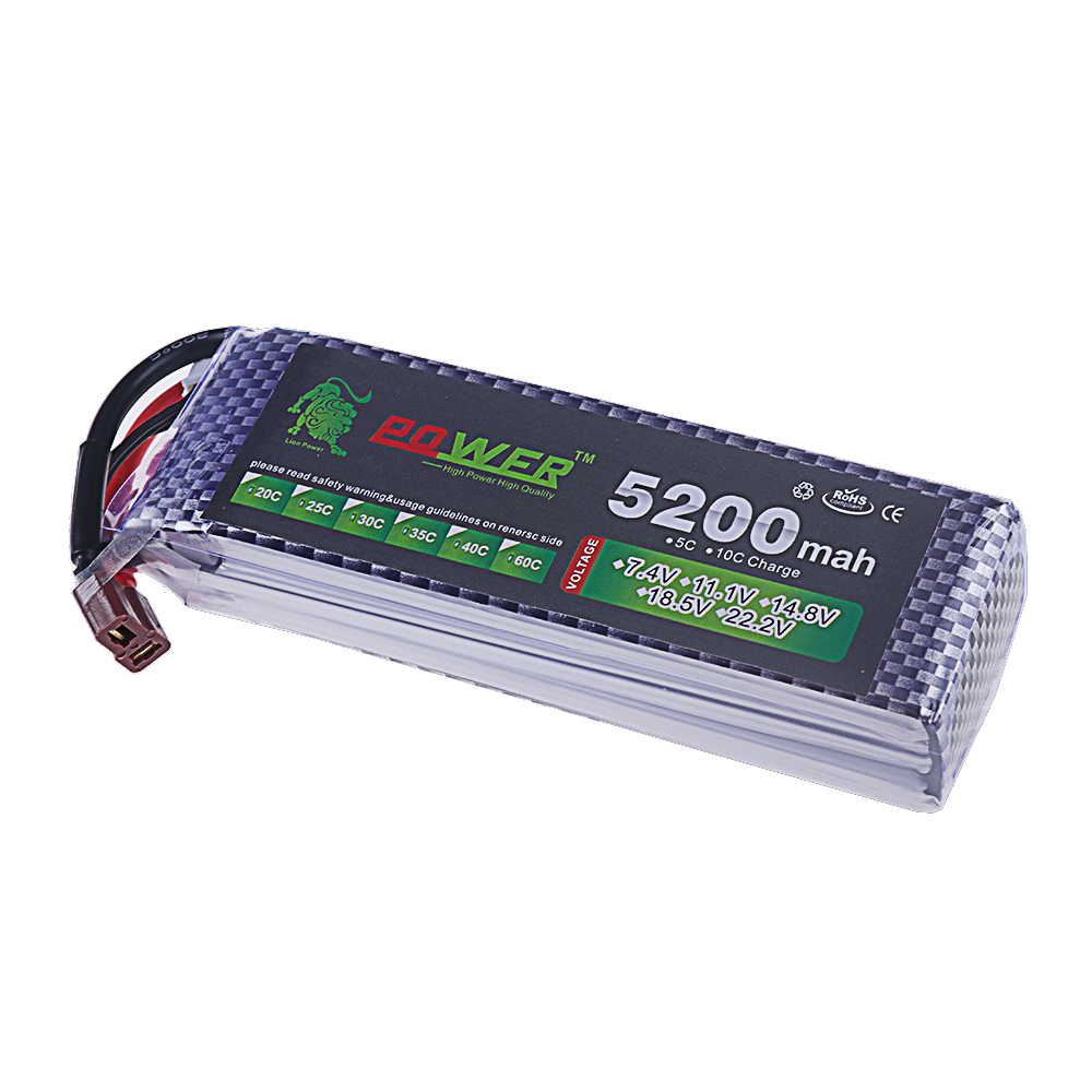 3S Lipo Battery 11.1V 5200mah  - đánh giá và giá Drone Lipo Battery